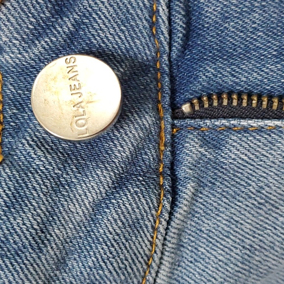 LOLA JEANS DENVER-DS High Rise Straight Jeans, Size 38, NWT - Picture 10 of 13